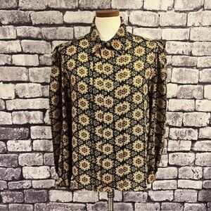 Jordan Vintage Button Down Long Sleeve Blouse Size 8/10
